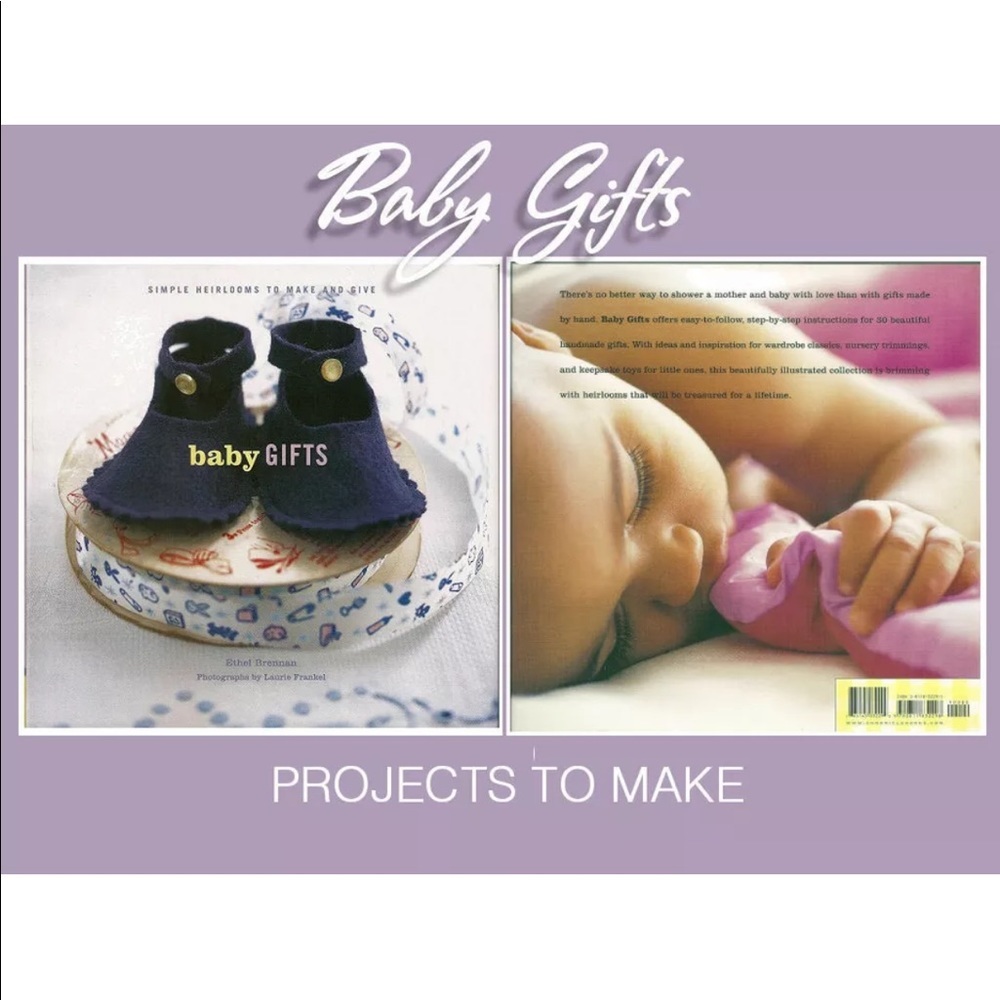 Baby Gifts Simple Heirlooms to Make and Give - Ethel Brennan 2002 Hardcover NEW
